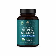 Ancient Nutrition Organic Super Greens + Multivitamins Tablets - 90 Tablets
