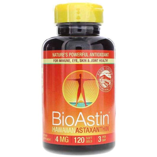 Nutrex Hawaii BioAstin 4 Mg Hawaiian Astaxanthin - 12 mg